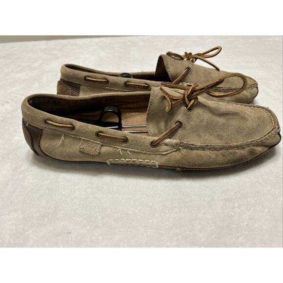 Polo Ralph Lauren Wyndings-SO-DRV Slip On Mens Shoes Size 12D Preppy Brown - Picture 3 of 8